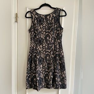 Aidan Black Lace Cocktail Dress-Size 6